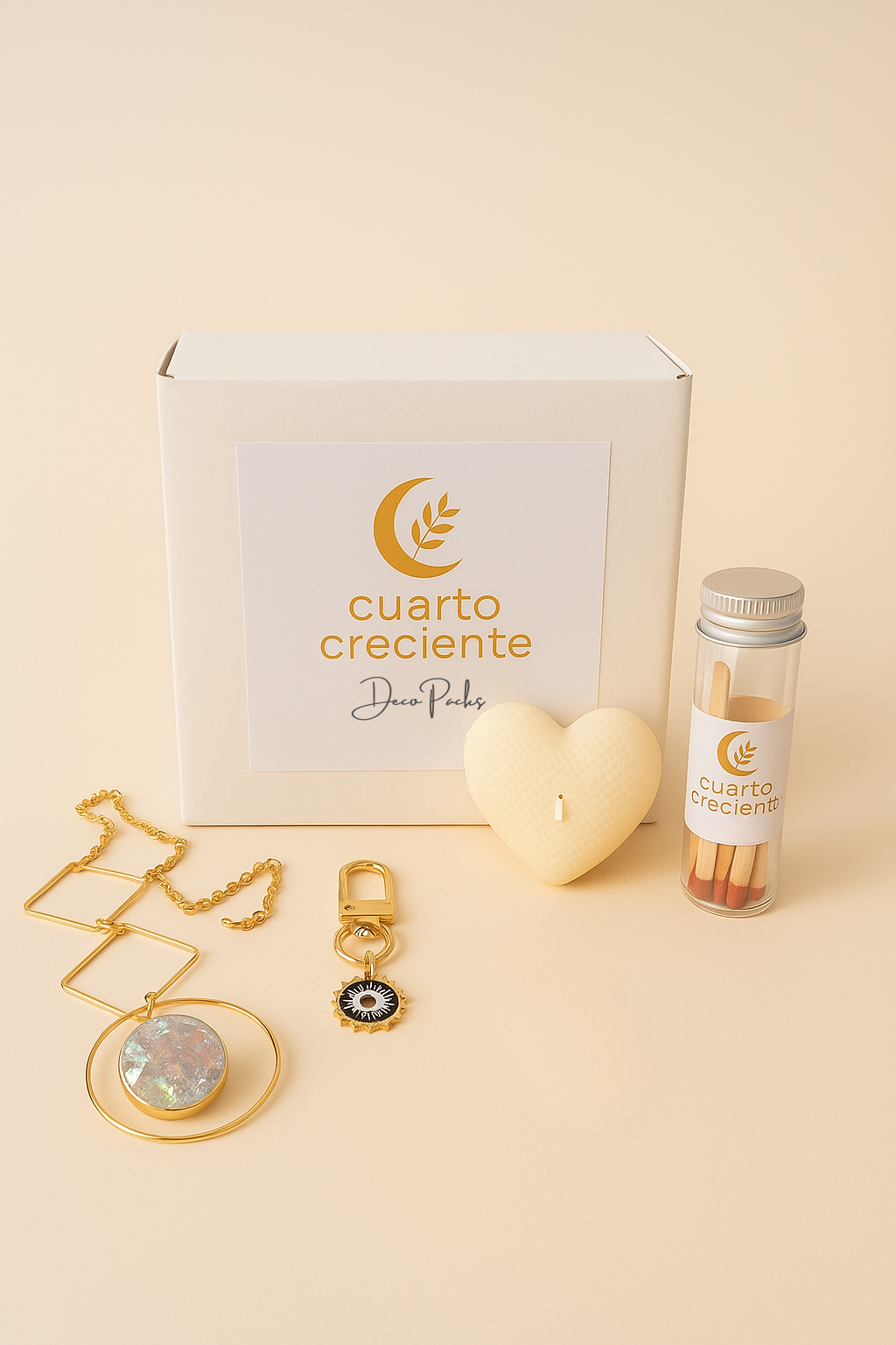 Pack 3 Cuarto Creciente versión corazón